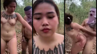 คลิปหลุดไทยสาวน้อยโดนเย็ดในป่า ร้องลั่นป่า